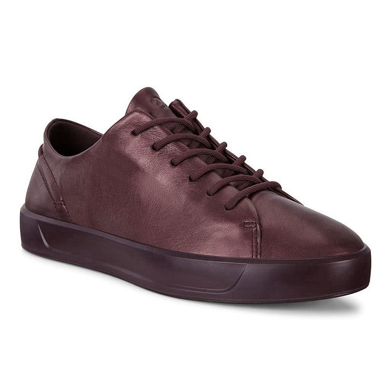 Women Flats Ecco Soft 8 W - Sneakers Purple - India LBQYJV516